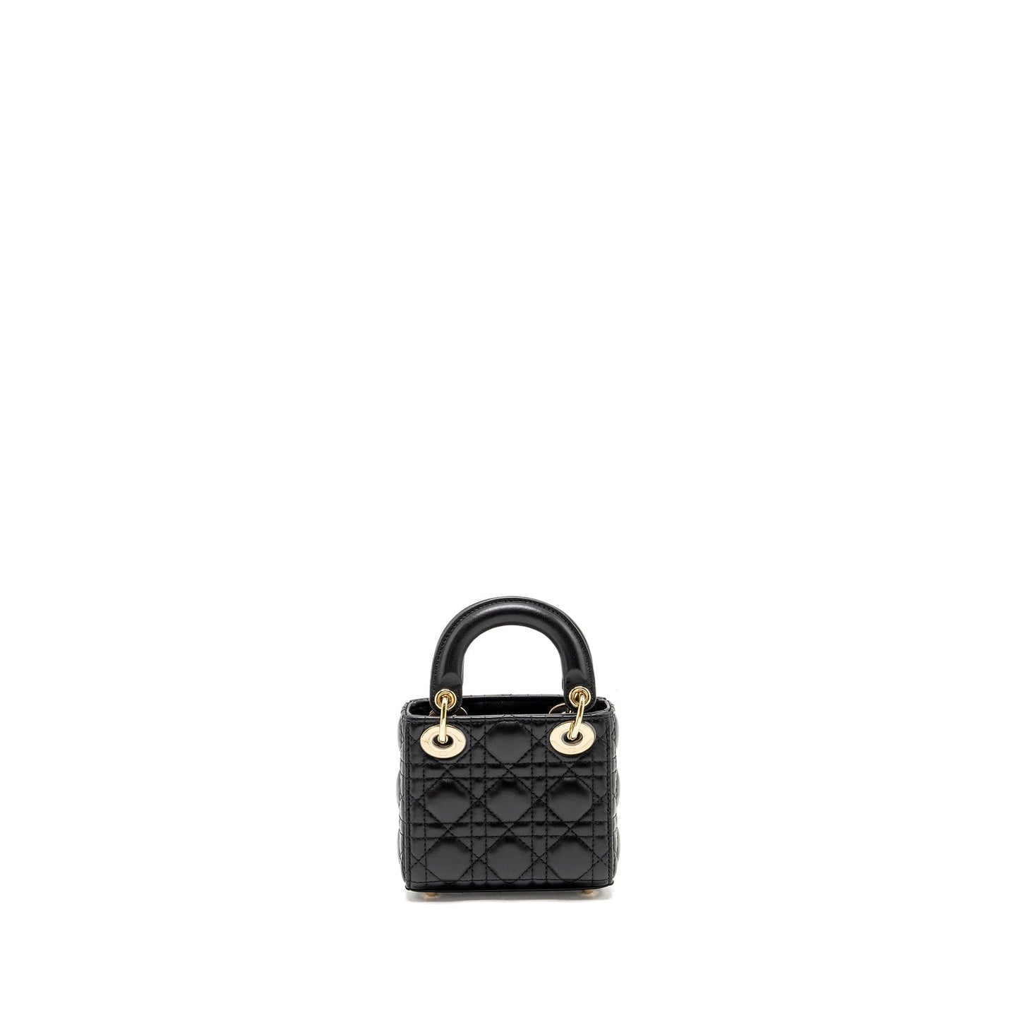 Dior Micro Lady Dior Lambskin Black
