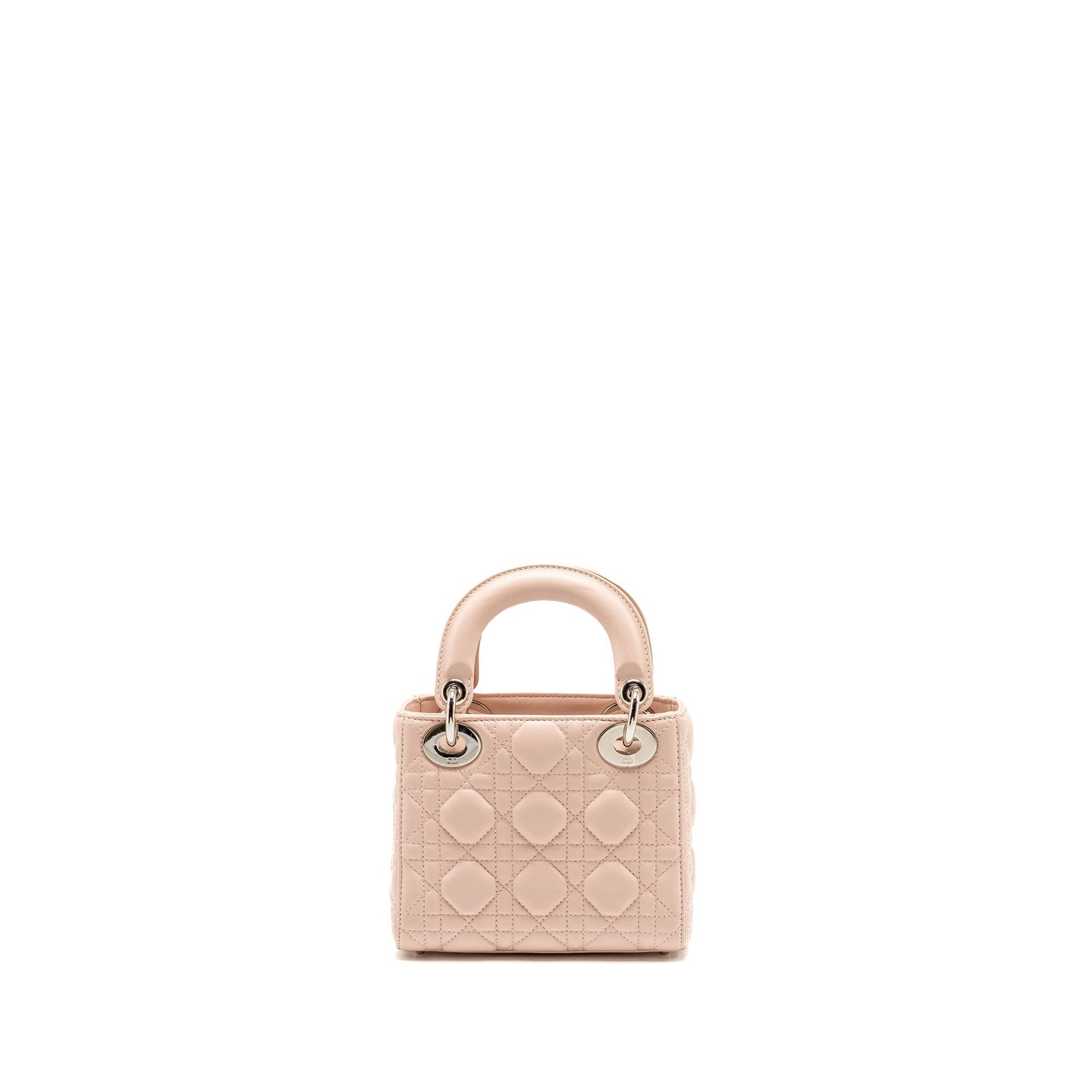 Dior Mini Lady Dior Crystal Strap Limited Edition Lambskin Light Pink