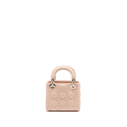 Dior Mini Lady Dior Crystal Strap Limited Edition Lambskin Light Pink