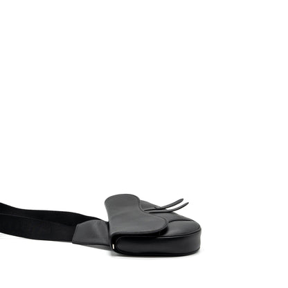 Dior Homme Saddle Purse Calfskin Black