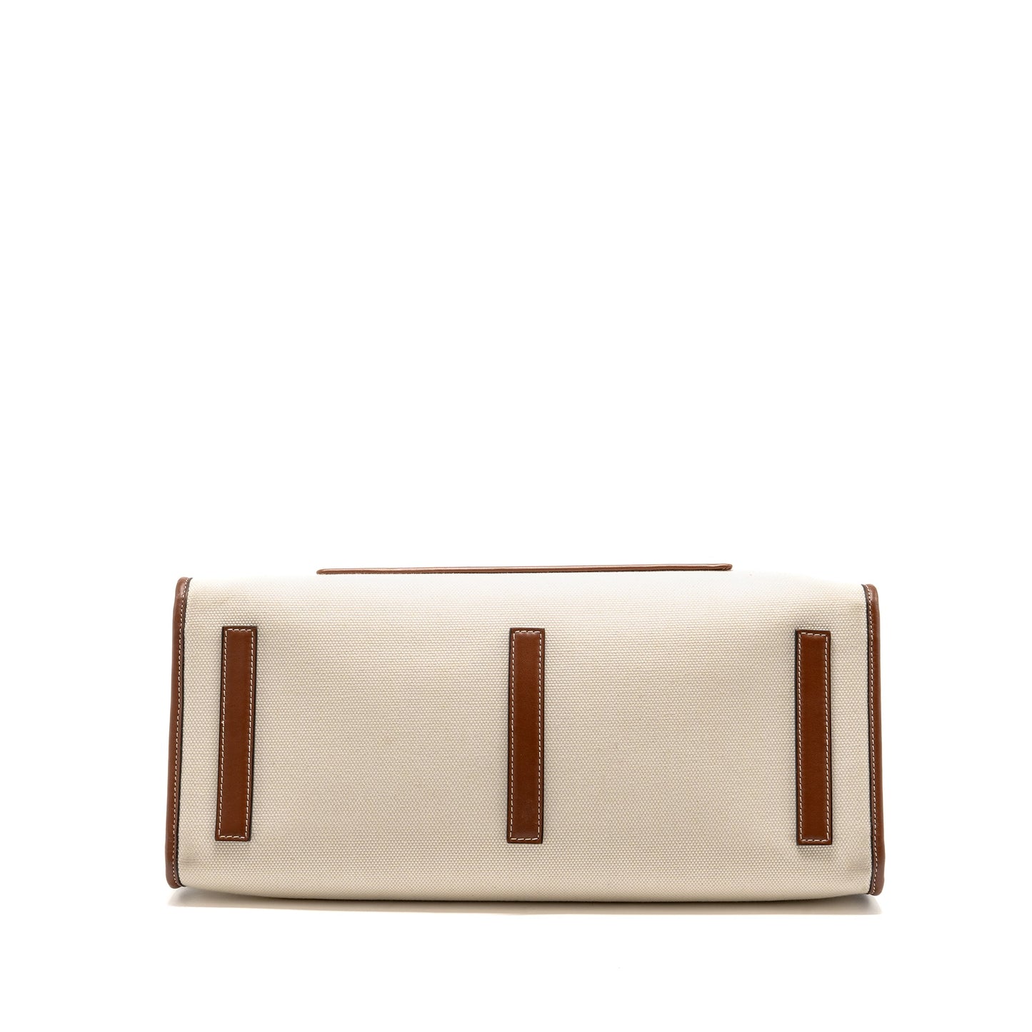 Burberry Medium Freya Tote Canvas/Leather Natural/Tan