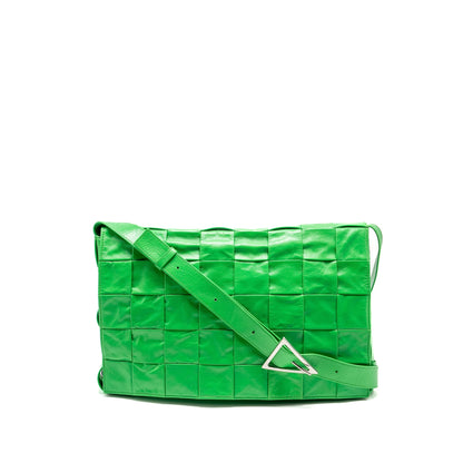 Bottega Veneta Maxi Cassette Purse Lambskin Green