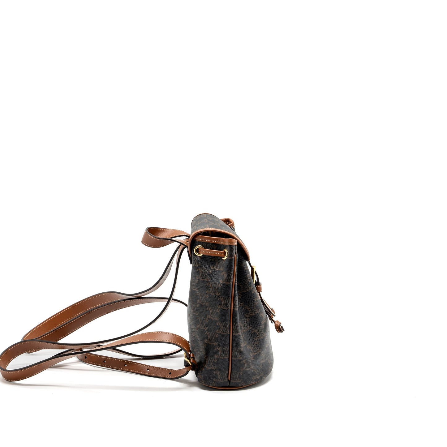 Celine Mini Backpack Folco Triomphe Canvas Calfskin