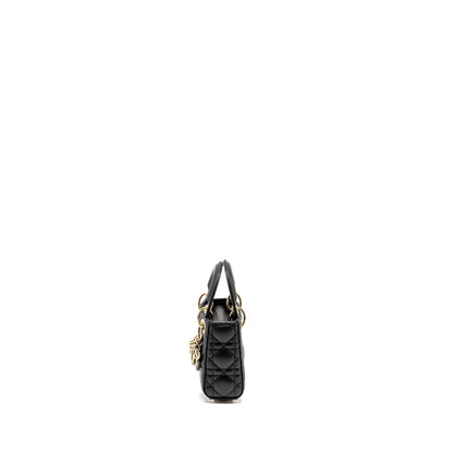 Dior Micro Lady Dior Lambskin Black