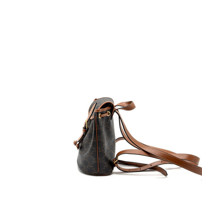 Celine Mini Backpack Folco Triomphe Canvas Calfskin
