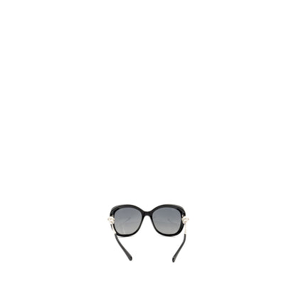 Chanel pearl decorated sunglasses black SHW