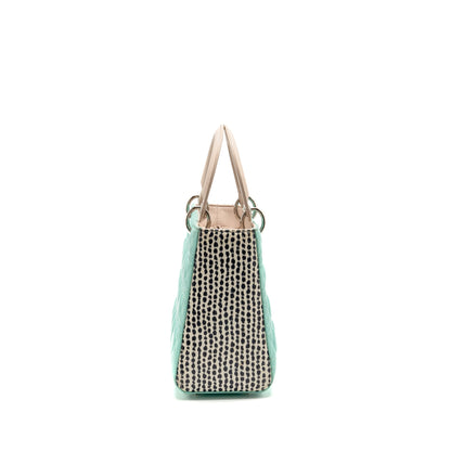 Dior Medium Lady Dior Lambskin/Python Multicolour
