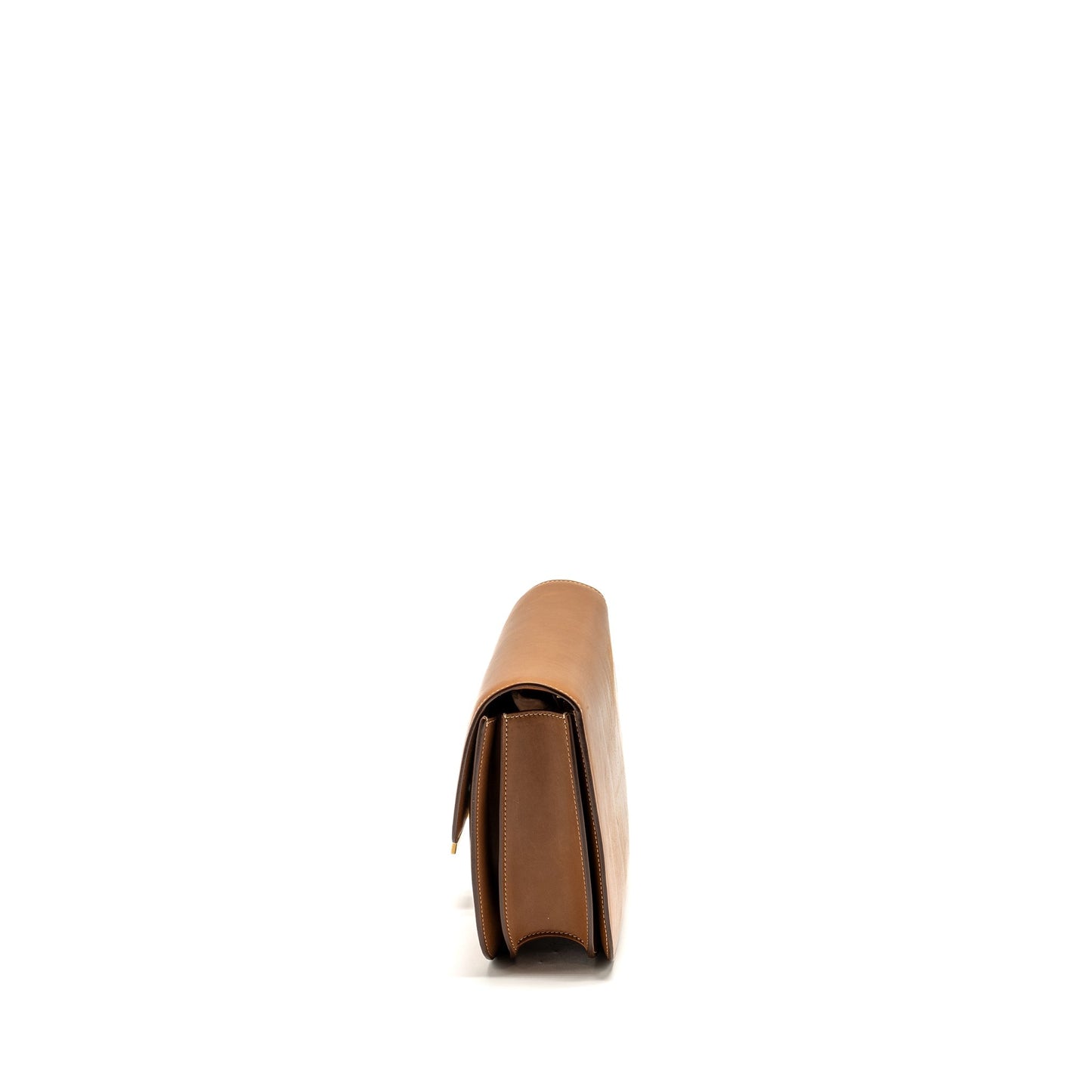 Celine Medium Classic Box Purse Calfskin Brown