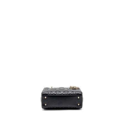 Small My Lady Dior Purse Lambskin Black