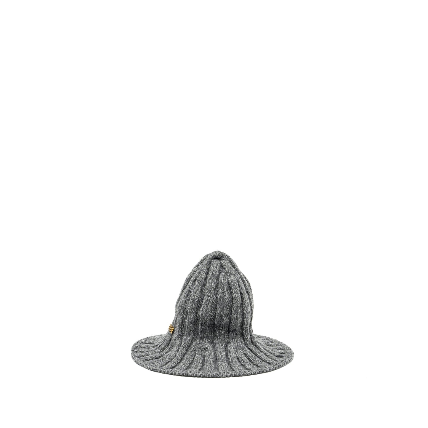 Dior Letter Logo Wire-Brimmed Beanie Wool Grey