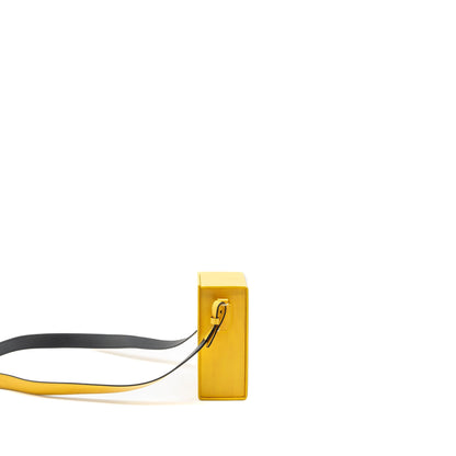 Fendi Vertical box Purse calfskin yellow
