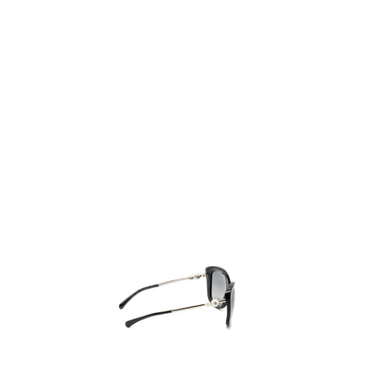 Chanel pearl decorated sunglasses black SHW