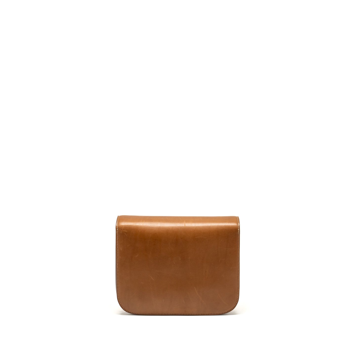 Celine Medium Classic Box Purse Calfskin Brown