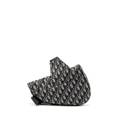 Dior Homme Saddle Purse Oblique Jacquard Multicoloured Hardware