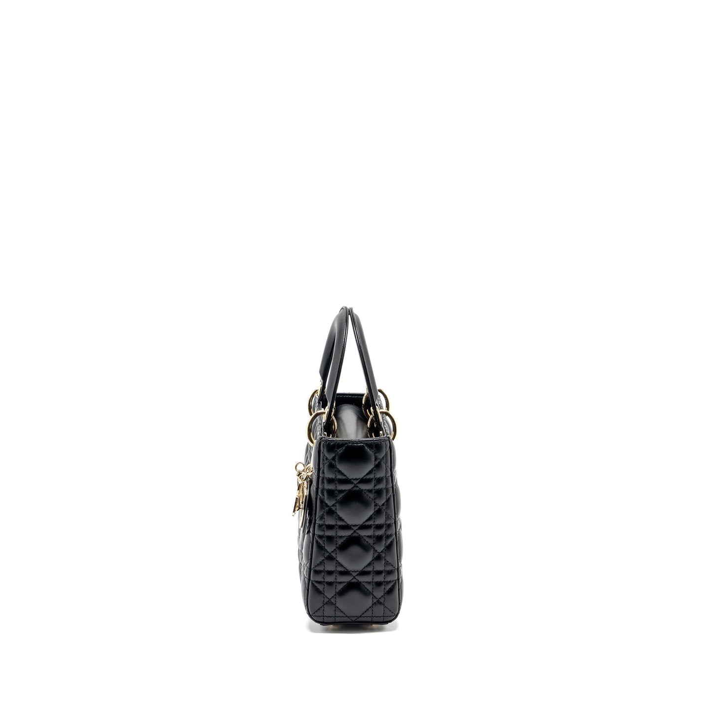 Small My Lady Dior Purse Lambskin Black