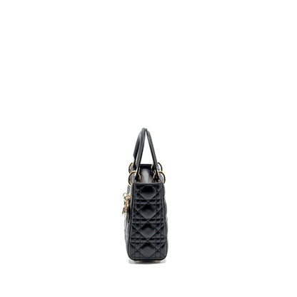 Small My Lady Dior Purse Lambskin Black