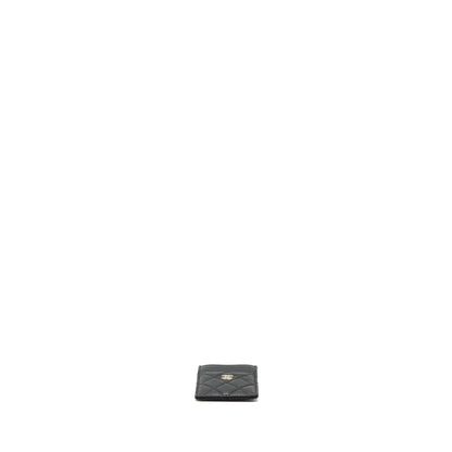 Chanel 23K Card Holder Caviar Black GHW(Microchip)