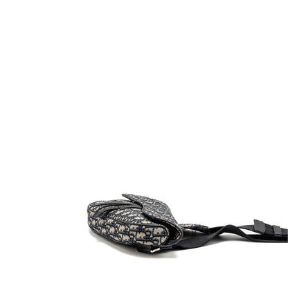 Dior Homme Saddle Purse Oblique Jacquard Multicoloured Hardware