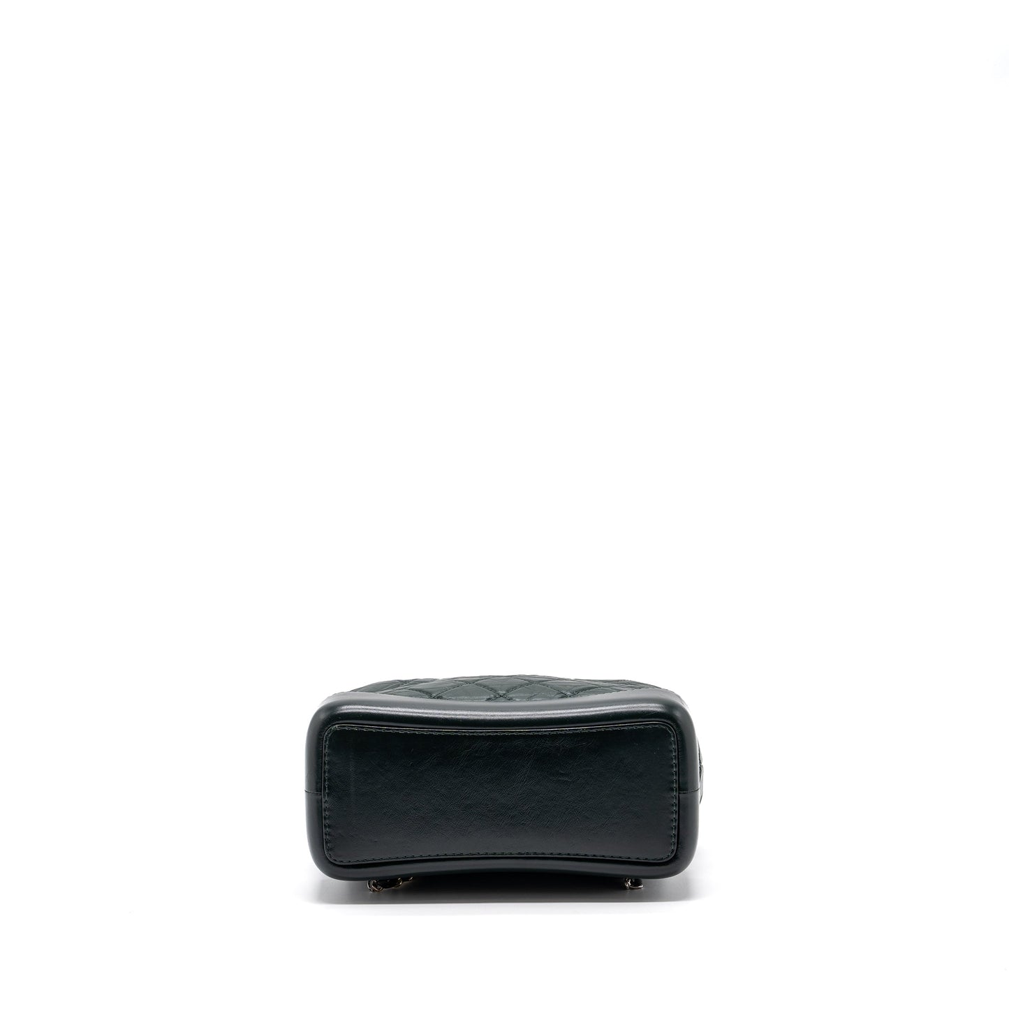 Chanel Small Gabrielle Backpack Aged Calfskin Dark Green Multicolour Hardware