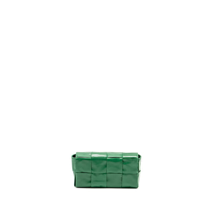 Bottega Veneta Cassette Belt Purse Calfskin Green