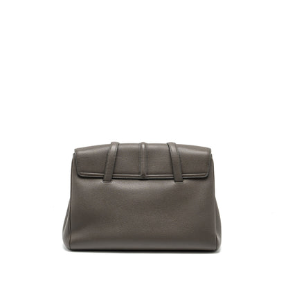 Celine Medium Soft 16 Purse Grained Calfskin grey