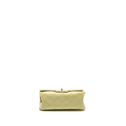Chanel Mini 2.55 Reissue Aged Calfskin Green GHW