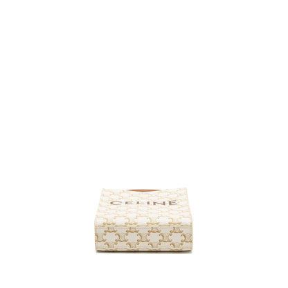 Celine Mini Vertical Caban Triomphe Canvas/Calfskin