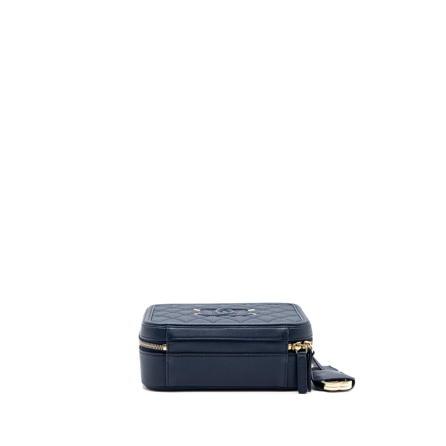 Chanel Filigree camera bag caviar dark blue LGHW