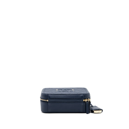Chanel Filigree camera bag caviar dark blue LGHW