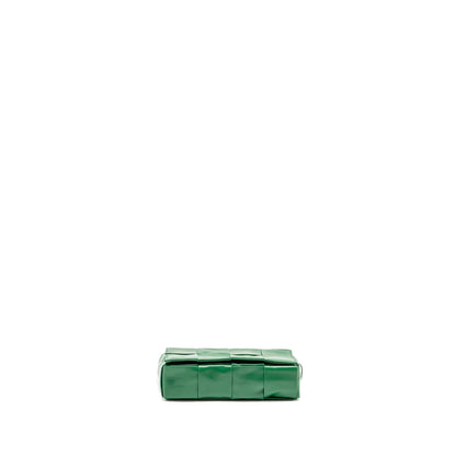Bottega Veneta Cassette Belt Purse Calfskin Green