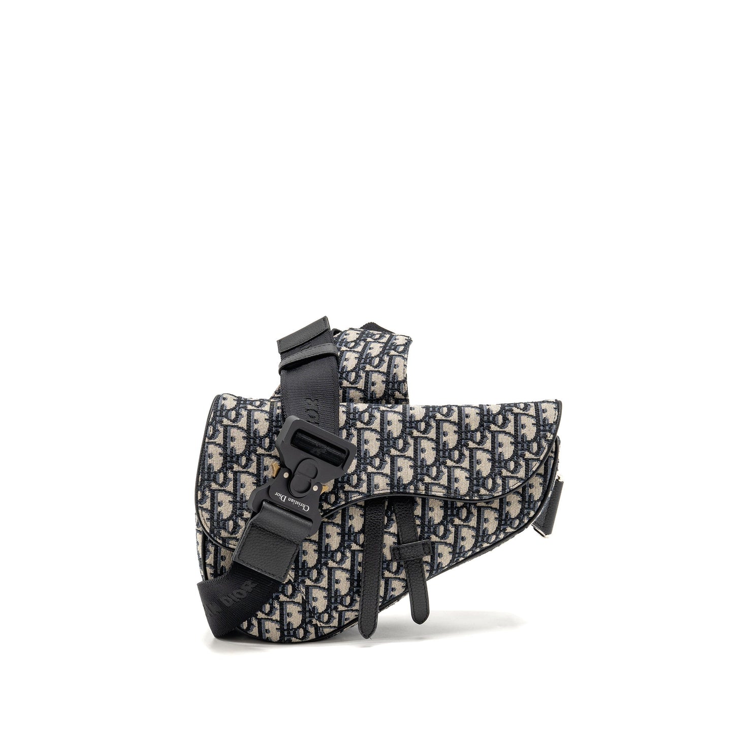 Dior Homme Saddle Purse Oblique Jacquard Multicoloured Hardware