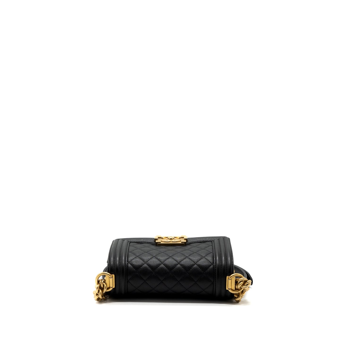 Chanel Small Boy Bag Caviar Black GHW