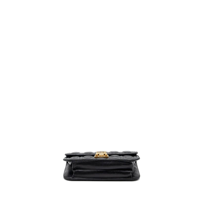 Dior Addict Flap Purse lambskin black