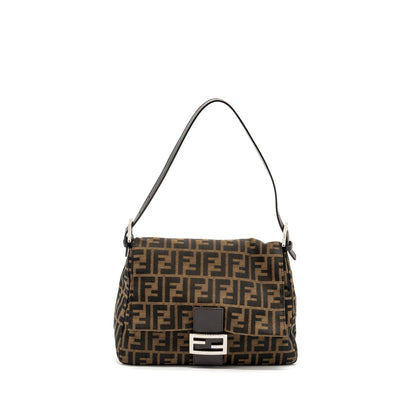 Fendi Vintage Zucca Mamma Baguette Purse canvas brown