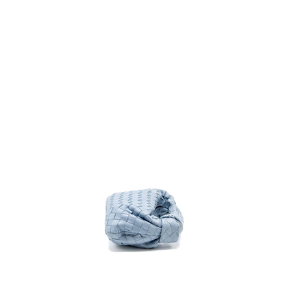 Bottega Veneta Mini Jodie Lambskin Light Blue