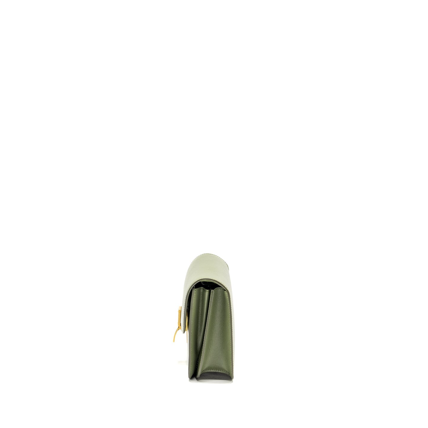 Celine Teen classic box Purse calfskin green