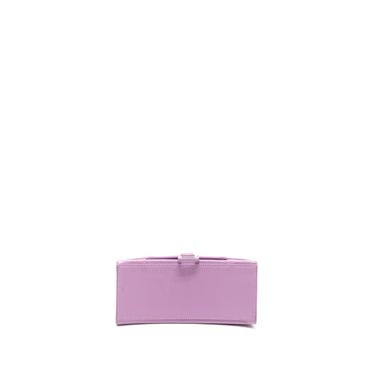 Balenciaga Small Hourglass Purse Calfskin Light Purple