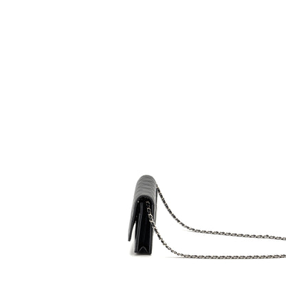 Chanel Classic Wallet On Chain Caviar Black SHW (Microchip)