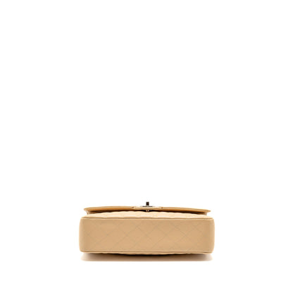 Chanel Medium Classic Double Flap Bag Caviar Beige SHW