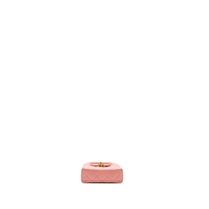 Chanel 23k Nano Shopping Tote Calfskin Pink GHW(Microchip)