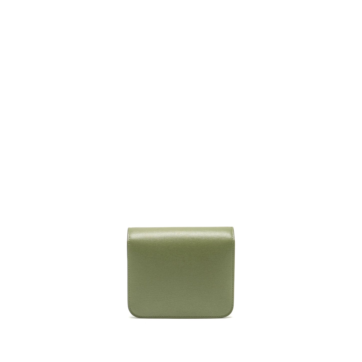 Celine Teen classic box Purse calfskin green