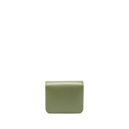 Celine Teen classic box Purse calfskin green