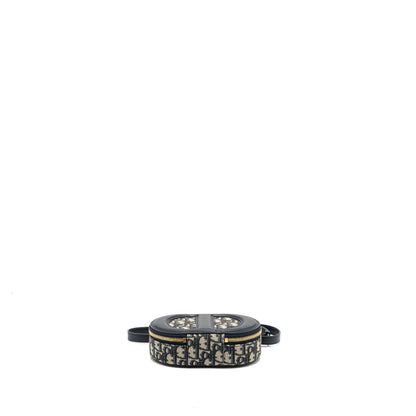 Dior Signature Oval Camera Vag dior oblique jacquard blue