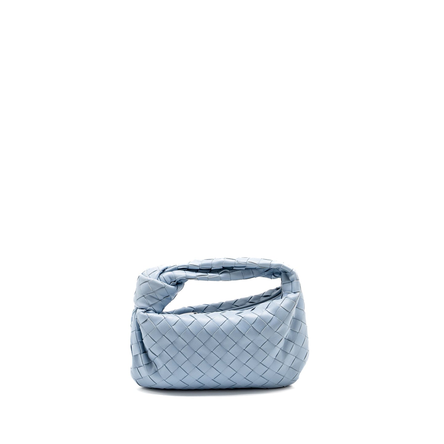 Bottega Veneta Mini Jodie Lambskin Light Blue