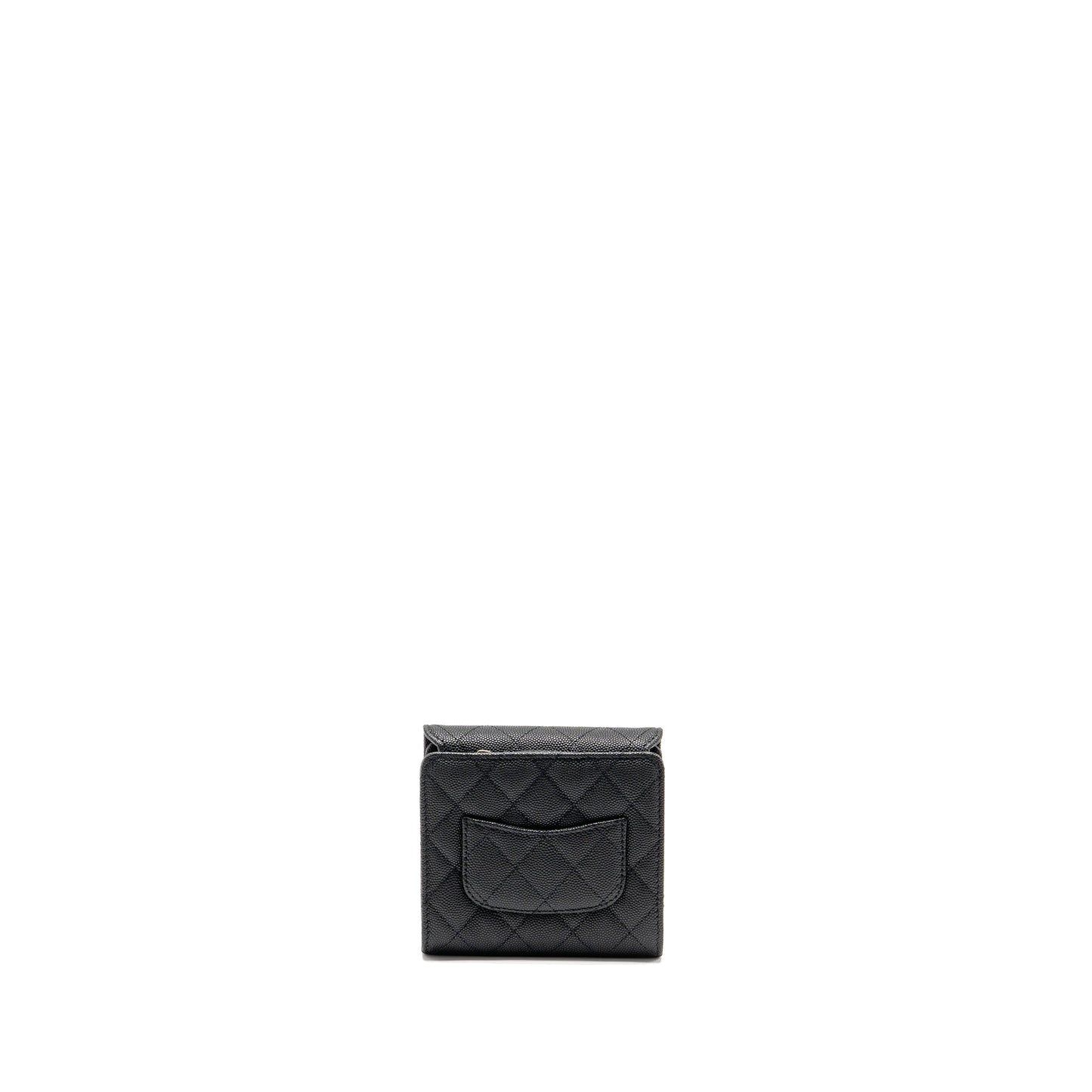 Chanel 23p mini clutch with chain caviar Black LGHW (microchip)
