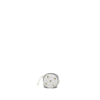 Dior Micro Dior Vibe Bucket Purse Calfskin Blue/White