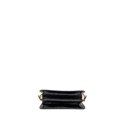 Fendi Peekaboo I See You Purse Lizard Black