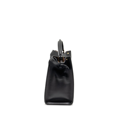Fendi Peekaboo X-Lite Medium Calfskin Black