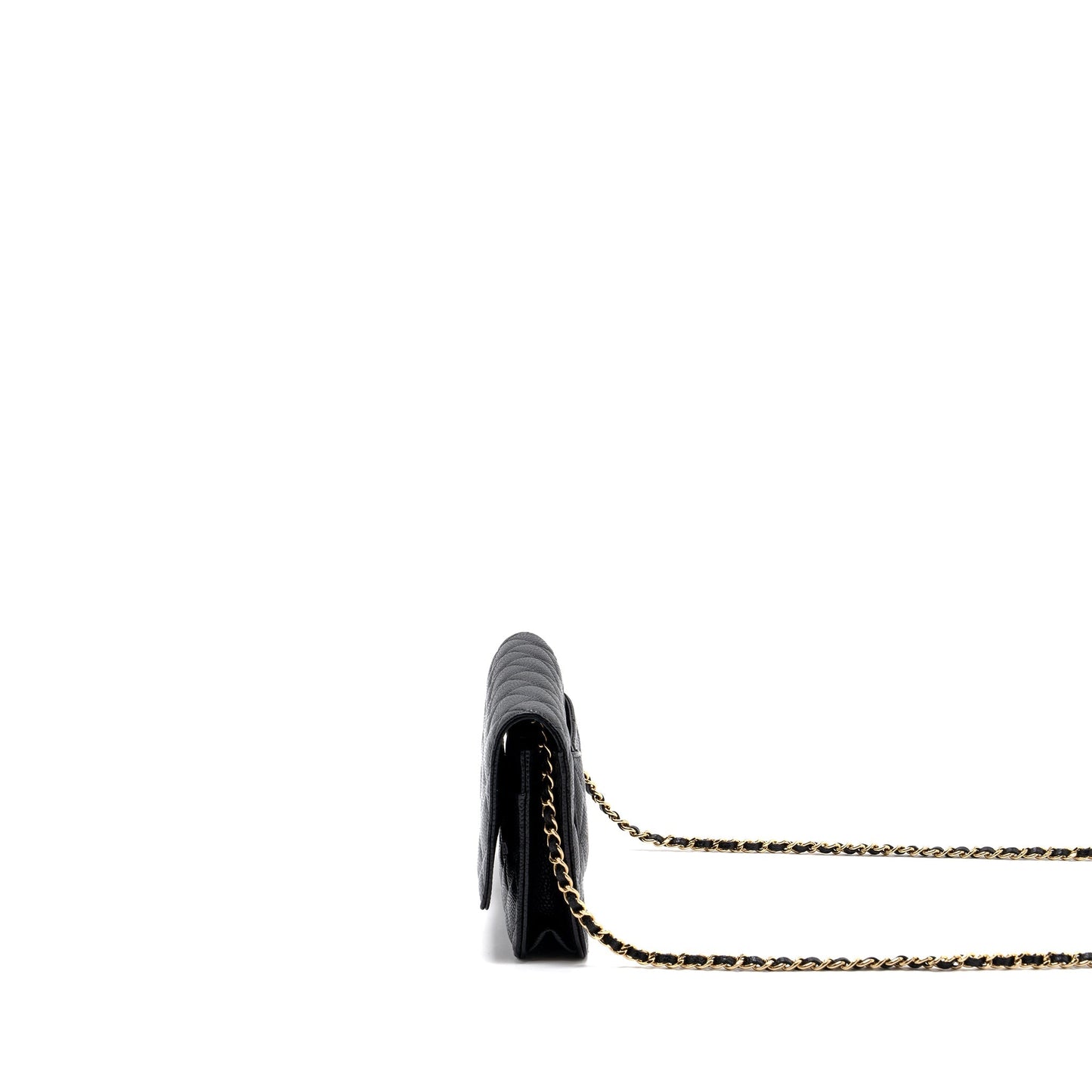 Chanel Classic Wallet On Chain Black Caviar Black GHW