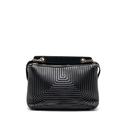 Fendi doctom chain Mini Purse leather black